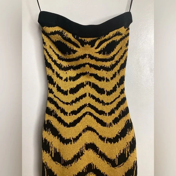 Stylish Black and Gold Jumpsuit S - Picture 3 of 13